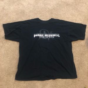 Ronnie McDowell live on tour t-shirt